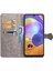 Samsung Galaxy A31 ile Uyumlu El Standı Fonksiyonlu Cüzdan Kabartmalı Pu Deri Kart Tutucu (Yurt Dışından) 4
