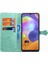 Samsung Galaxy A31 ile Uyumlu El Standı Fonksiyonlu Cüzdan Kabartmalı Pu Deri Kart Tutucu (Yurt Dışından) 4