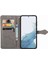 Samsung Galaxy S23 ile Uyumlu El Standı Fonksiyonlu Cüzdan Kabartmalı Pu Deri Kart Tutucu (Yurt Dışından) 3