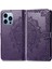 iPhone 13 Pro Max ile Uyumlu El Standı Fonksiyonlu Cüzdan Kabartmalı Pu Deri Kart Tutucu (Yurt Dışından) 2