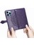iPhone 13 Pro Max ile Uyumlu El Standı Fonksiyonlu Cüzdan Kabartmalı Pu Deri Kart Tutucu (Yurt Dışından) 3