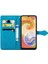 Samsung Galaxy A04 ile Uyumlu El Standı Fonksiyonlu Cüzdan Kabartmalı Pu Deri Kart Tutucu (Yurt Dışından) 4