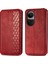 Oppo Reno 10 Pro 5g Cüzdan Kılıfı ile Uyumlu, Kart Tutuculu, Pu Deri Flip Kickstand Kapak (Yurt Dışından) 2