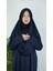 Lacivert Fermuarlı Pratik Namaz Elbisesi 1