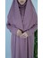 Gül Kurusu Fermuarlı Pratik Namaz Elbisesi 2