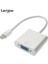 Larryjoe 1 Adet/grup Sıcak Satış Kablosu Video Mini Displayport Ekran Bağlantı Noktası Dp Erkek Apple Macbook Için VGA Kablosu Adaptörü (Yurt Dışından) 2