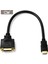 Cy 10 cm DVI Dişi HDMI Uyumlu Erkek Adaptör Dönüştürücü Kablosu Pc Dizüstü Hdtv Için (Yurt Dışından) 2