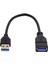 USB 3.0 Tip-A Erkek - USB 3.0 Tip-A Dişi Uzatma Kablosu 20CM 5gbps (Yurt Dışından) 4
