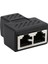 1 Ila 2 RJ45 Splitter Ağ Ethernet Kablosu Ağ Konektörü Dizüstü Bilgisayar Yerleştirme Istasyonları Lan Çift Bağlantı Noktalı Fiş (Yurt Dışından) 3