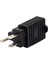 Nema 5-15P - 5-15R, Nema 5-15P - 5-20R Güç Adaptörü, Abd 3pin Erkek - Dişi Ac Adaptörü (Yurt Dışından) 3