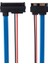 Ult-Best Sata Kablosu Seri Ata 22PIN 7+15 Dişi - Slimline Sata 13PIN 7+6 Erkek 5V Ince Sata Konektörü 30CM (Yurt Dışından) 3