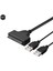 1 Adet USB 2.0 - Sata 15 7 Pin Veri Güç USB Kablosu Adaptörü Için 2.5 Inç HDD SSD Desteği Windows 98 / Me / Xp / 2000 / Vista (Yurt Dışından) 3