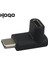 10 Gbps Konektörü 90 Derece Usb-C Adaptör Dirsek Sağ Açı USB 3.1 Tip-C Erkek - Dişi Uzatma Yüksek Kalite (Yurt Dışından) 1