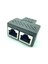 Ethernet Ağ Kablosu Adaptörü RJ45 Dişi Ayırıcı Çift Konnektör Genişletici Bölünmüş Kablo 1 Ila 2 Bağlantı Noktası Pc Yönlendirici Için Lan Bağlayıcı (Yurt Dışından) 4