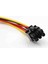 Çift Atx Molex Gücü - 6 Pinli Pcı Express Kablosu Atx Ide Molex Gücü Çift 4 - 6 Pinli Pcı Express Pcıe Ekran Kartı Adaptör Kablosu (Yurt Dışından) 3