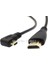 Cy 50 cm 90 Derece Sol Açılı Mikro HDMI Uyumlu - HDMI Uyumlu Erkek Hdtv Kablosu Cep Telefonu ve Tablet Için (Yurt Dışından) 2