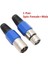 2 Adet 3 Pins Xlr Konektörü Dişi + Erkek Mıc Jack Tak Ses Mikrofon Kablosu Konektörü Mıc Adaptörü Mikrofon Ses Aracı (Yurt Dışından) 3
