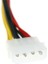2 Adet/grup Sata Güç Kablosu Ayırıcı 4 Pin Seri 15 Pin Y Ayırıcı Sabit Disk Ide Güç Kabloları Kablo Adaptörü (Yurt Dışından) 5