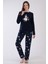 Kadın Polar Uzun Kol Pijama Takım 1