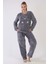 Kadın Welwelsoft Uzun Kol Pijama Takım 1