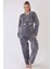 Kadın Welwelsoft Uzun Kol Pijama Takım 2