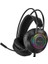 Oyuncular Için 4'lü Premium Gaming Set LED Rgb Klavye, LED Rgb Kulaklık, LED Rgb Mouse ve Pad Seti 3