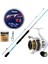 Spin Olta Seti Okuma Fuel Spin 2,44 cm 15-40 gr 2 Parça Spin Kamışı&lineaeffe Quasar Fd 8+1 Bb 40 Olta Makinesi 1
