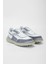 Erkek Beyaz/gri Deri Sneakers & Spor Ayakkabı 698 1060-4 Erk Ayk SK23/24 2