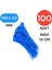Plastik Kablo Bağı Klipsi Cırt Kelepçe 140 mm x 2.5 mm Mavi 100 Adet 1