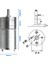 12V 620RPM JGA25-370 Redüktörlü Dc Motor Metal Dişli Yüksek Tork Kuvvet 25MM 10