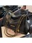 Kadınlar Için Popüler Retro Moda Büyük Kapasiteli Koltuk Altı Çantası 2023 Yeni Sonbahar ve Kış Basit Zincir Omuz Crossbody Çanta (Yurt Dışından) 2