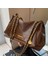 Kadınlar Için Popüler Retro Moda Büyük Kapasiteli Koltuk Altı Çantası 2023 Yeni Sonbahar ve Kış Basit Zincir Omuz Crossbody Çanta (Yurt Dışından) 1