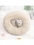 Peluş Yuvarlak Evcil Hayvan Yuvası - Açık Kahverengi - Çap 50CM (Yurt Dışından) 4