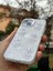 Apple iPhone 14 Kılıf Hologramlı Renkli Kalp Kurdele 3D Kabartmalı Ayıcık Kabartmalı Emoji Kristal Şeffaf 2