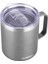 14 Oz Kahve Kupa, Kapaklı Vakum Yalıtımlı Kamp Kupa, Çift Duvar Paslanmaz Çelik Seyahat Tumbler Bardak, Kahve Termosu Dış Mekan, Gri (Yurt Dışından) 1