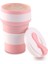 Kahve Fincanı - Cep Boyutunda Katlanabilir Silikon Seyahat Kupası, 12OZ / 355ML (Pembe） (Yurt Dışından) 1