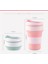 Kahve Fincanı - Cep Boyutunda Katlanabilir Silikon Seyahat Kupası, 12OZ / 355ML (Pembe） (Yurt Dışından) 3