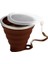 Silikon Katlanabilir Seyahat Kupası - Kapaklı Silikon Katlanır Kamp Bardağı - Genişletilebilir Içme Bardağı Seti - Taşınabilir, Dereceli [9.22OZ]（KAHVERENGI） (Yurt Dışından) 1