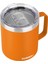 14 Oz Kahve Kupa, Kapaklı Vakum Yalıtımlı Kamp Kupa, Çift Duvar Paslanmaz Çelik Seyahat Tumbler Bardak, Kahve Termosu Dış Mekan, Turuncu (Yurt Dışından) 1