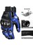 Motosiklet Eldivenleri Çelik Mafsal Motosiklet Atv Motokros Kir Bisiklet Yarışı Bmx Mx Yokuş Aşağı Taktik Eldiven Dokunmatik Ekran (Xl, Mavi) (Yurt Dışından) 4