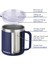 14 Oz Kahve Kupa, Kapaklı Vakum Yalıtımlı Kamp Kupa, Çift Duvar Paslanmaz Çelik Seyahat Tumbler Bardak, Kahve Termosu Açık, Lacivert (Yurt Dışından) 3