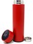 Yalıtımlı Su Şişesi Kahve Çay Seyahat Kupa Termos Sıcaklık Göstergeli Su Şişesi 500ML/16.9 Fl.oz - 12 Saat Sıcak Veya Soğuk Kalır (Kırmızı) (Yurt Dışından) 1