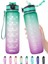 32 Oz Zaman Işaretleyici ve Pipetli Motivasyon Su Şişesi - Buzlu Taşınabilir Yeniden Kullanılabilir Fitness Sporu Erkekler Kadınlar Için 1l Su Şişesi Çocuklar Öğrenci Ofis Spor Sal (Yurt Dışından) 1
