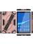 Apple iPad 5. Nesil iPad 6. Nesil iPad Air iPad Air 2 iPad Pro 9.7 Inç Için Uyumlu Tank Kılıf Silikon Zırhlı Standlı Darbeye Dayanıklı Escort Defender Bakır-Rosegold 2