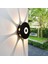 7 Watt Gün Işığı Ledli Yaprak Işık Desenli Dekoratif Iç ve Dış Mekan Aplik, Modern Tasarım Armatür 2