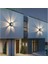 7 Watt Gün Işığı Ledli Yaprak Işık Desenli Dekoratif Iç ve Dış Mekan Aplik, Modern Tasarım Armatür 3
