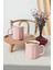 Açık Pembe/Krem Herakles Kupa 9 cm 6 Adet 550/030 1