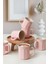 Açık Pembe/Krem Herakles Kupa 9 cm 6 Adet 550/030 4