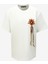 Bisiklet Yaka Düz Ekru Kadın T-Shirt TSKD03221 1