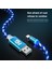 Keysıon Manyetik Kablo Akan Işık LED Mikro USB Kablosu Samsung Tip-C iPhone Için Xiaomi Için Şarj Mıknatıs Şarj Kabloları (Yurt Dışından) 4